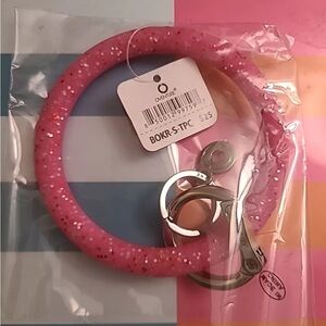 Oventure Big O Pink Silicone Key Ring Keychain